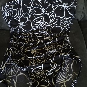 MiracleSuit 1 Piece Strapless w/ Under Wire sz 16